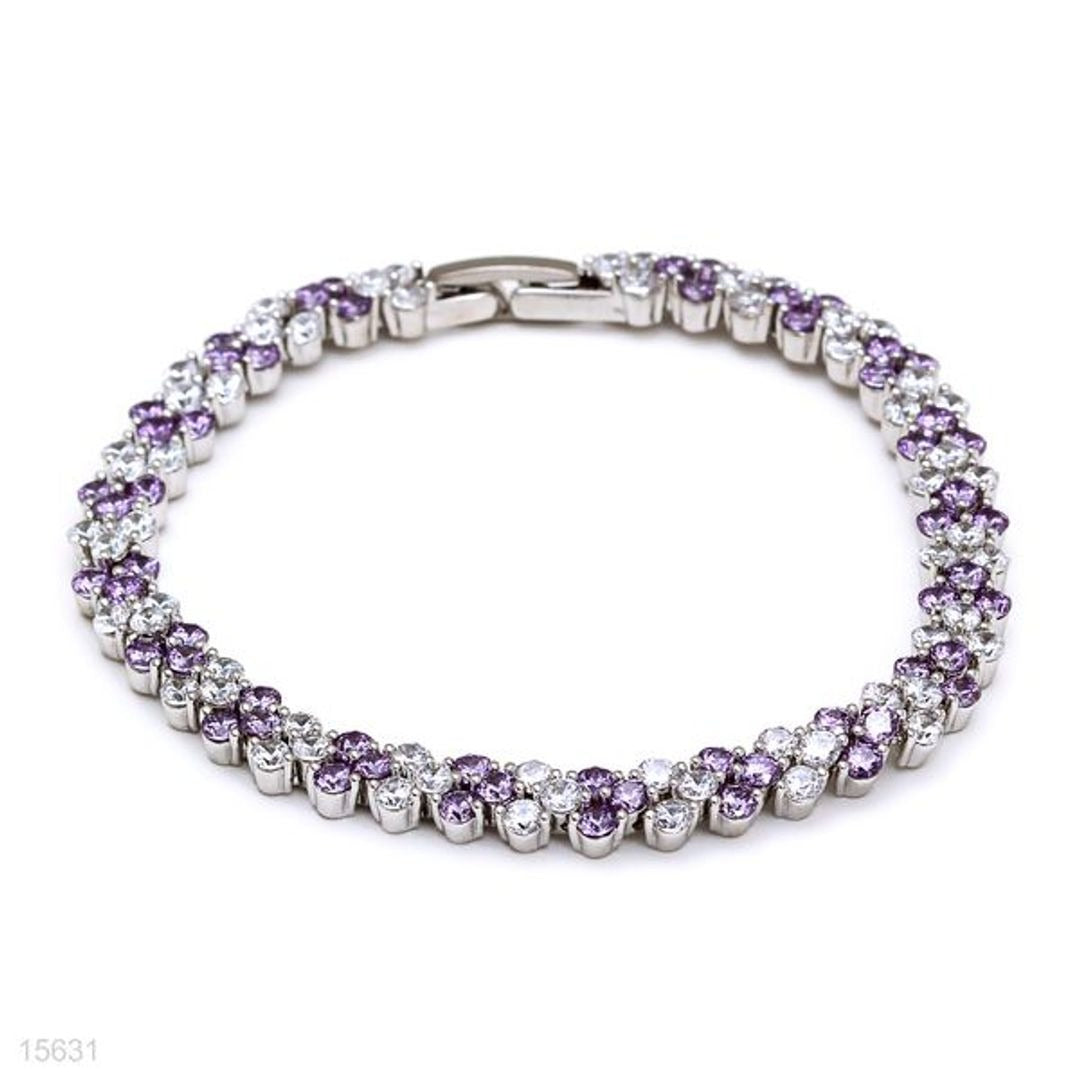 TRI-CIRCLE TENNIS BRACELET