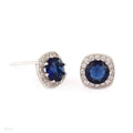 LOVELY BLUE SQUARE HALO TOPS