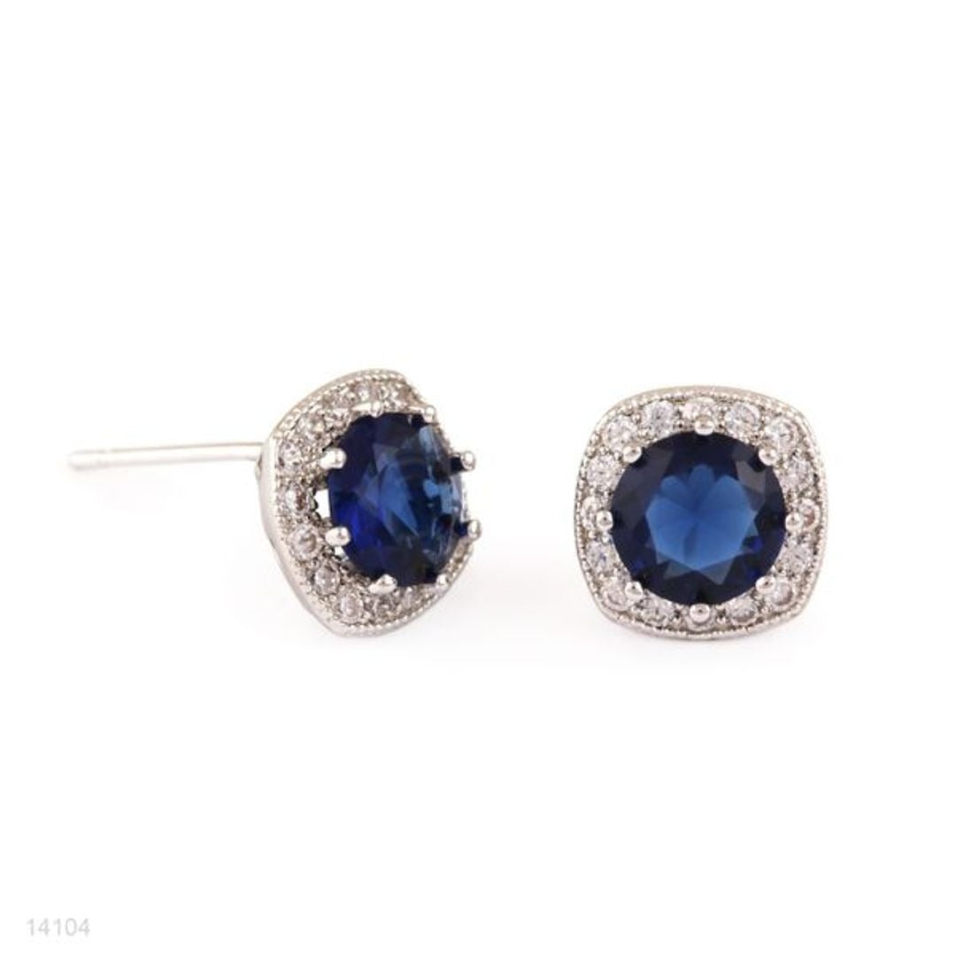 LOVELY BLUE SQUARE HALO TOPS