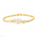 FEMININE THIN GOLD LEAF BRACELET