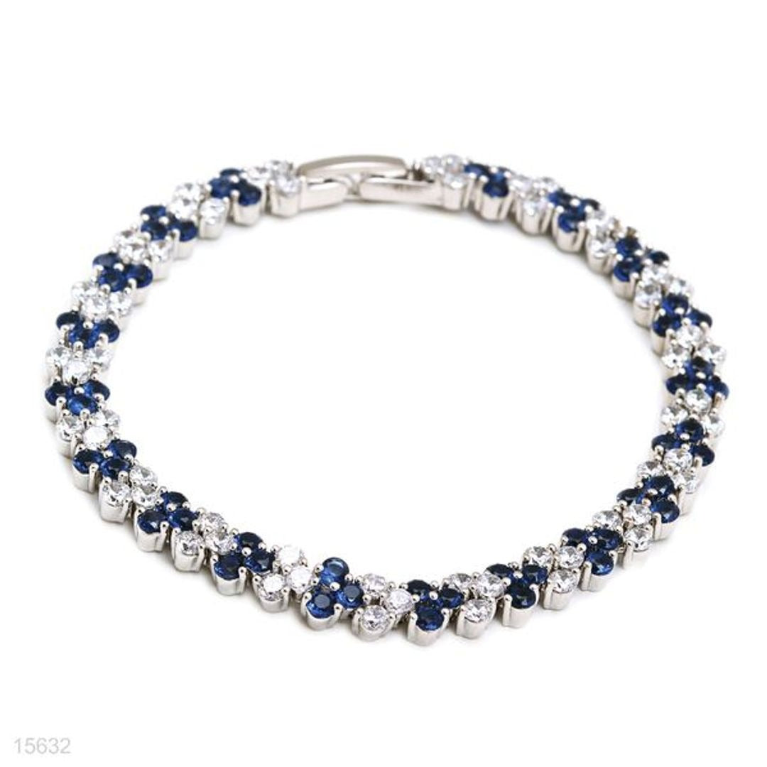 TRI-CIRCLE TENNIS BRACELET