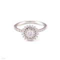 MESMERIZING FLOWER SILVER RING