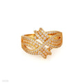INTERTWINED PAVE RING