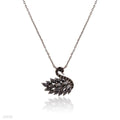 GRACEFUL BLACK SWAN PENDANT