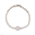 FINE BLOOMING FLOWER SILVER BRACELET