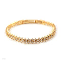 DREAMY DOUBLE LOCK GOLD BRACELET