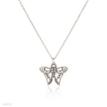 PENDANT S.S BUTTERFLY SLVR