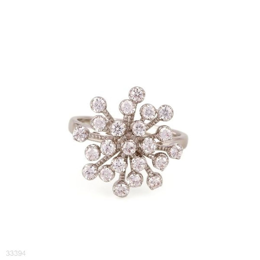 BRIGHT FIREWORK SILVER RING
