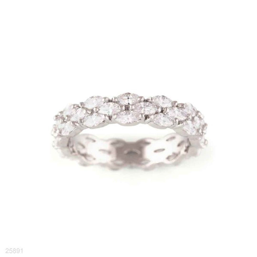 CAPTIVATING MARQUISE SILVER RING