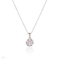 DELICATE FLOWER SILVER PENDANT